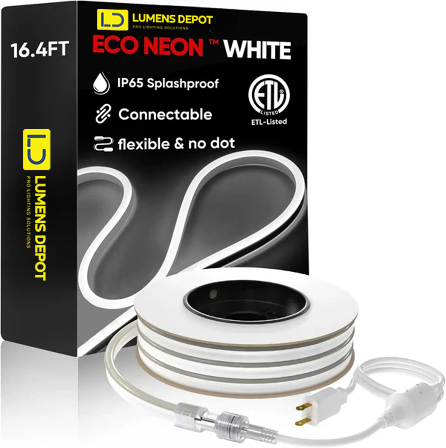 8-Pack 3.3FT Aluminum Track for 110V LED Neon Light (Single Color) - Hyperdealss