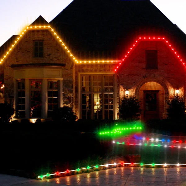 120V RGB Twinkle LED Rope Light with Remote Control and Dynamic Color Modes - Hyperdealss