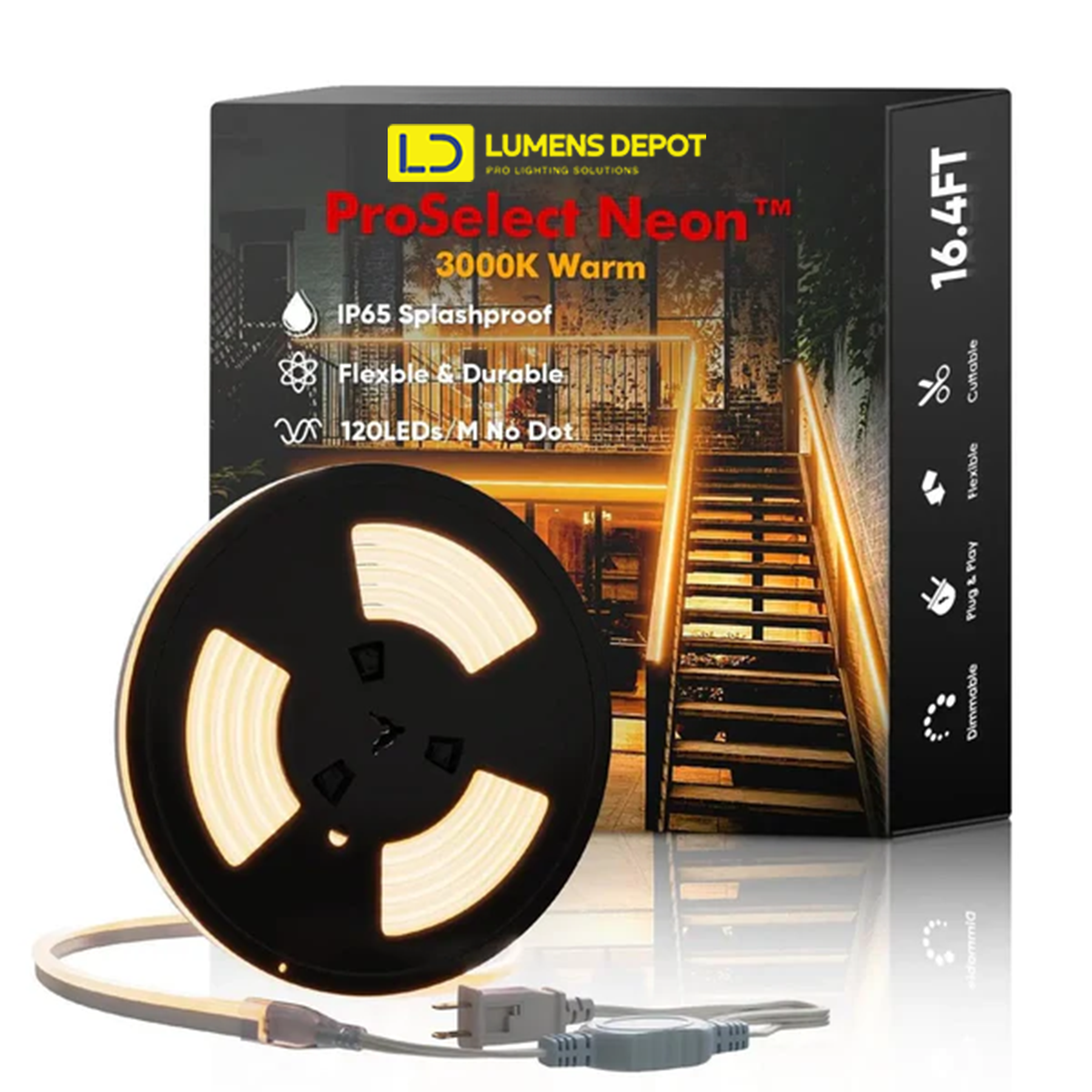 Additional Mounting Kit for 110V Single Color LED Neon Lights - Hyperdealss