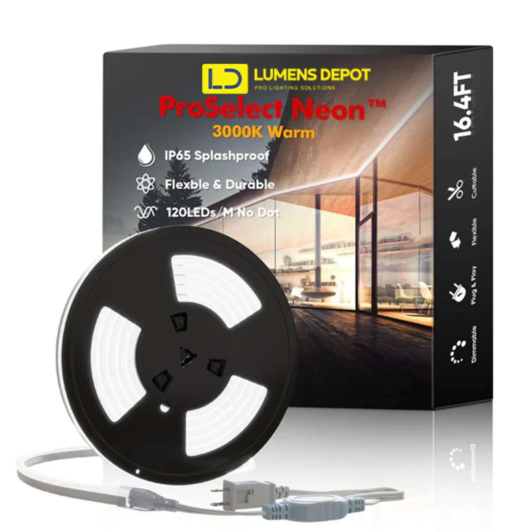Additional Mounting Kit for 110V Single Color LED Neon Lights - Hyperdealss