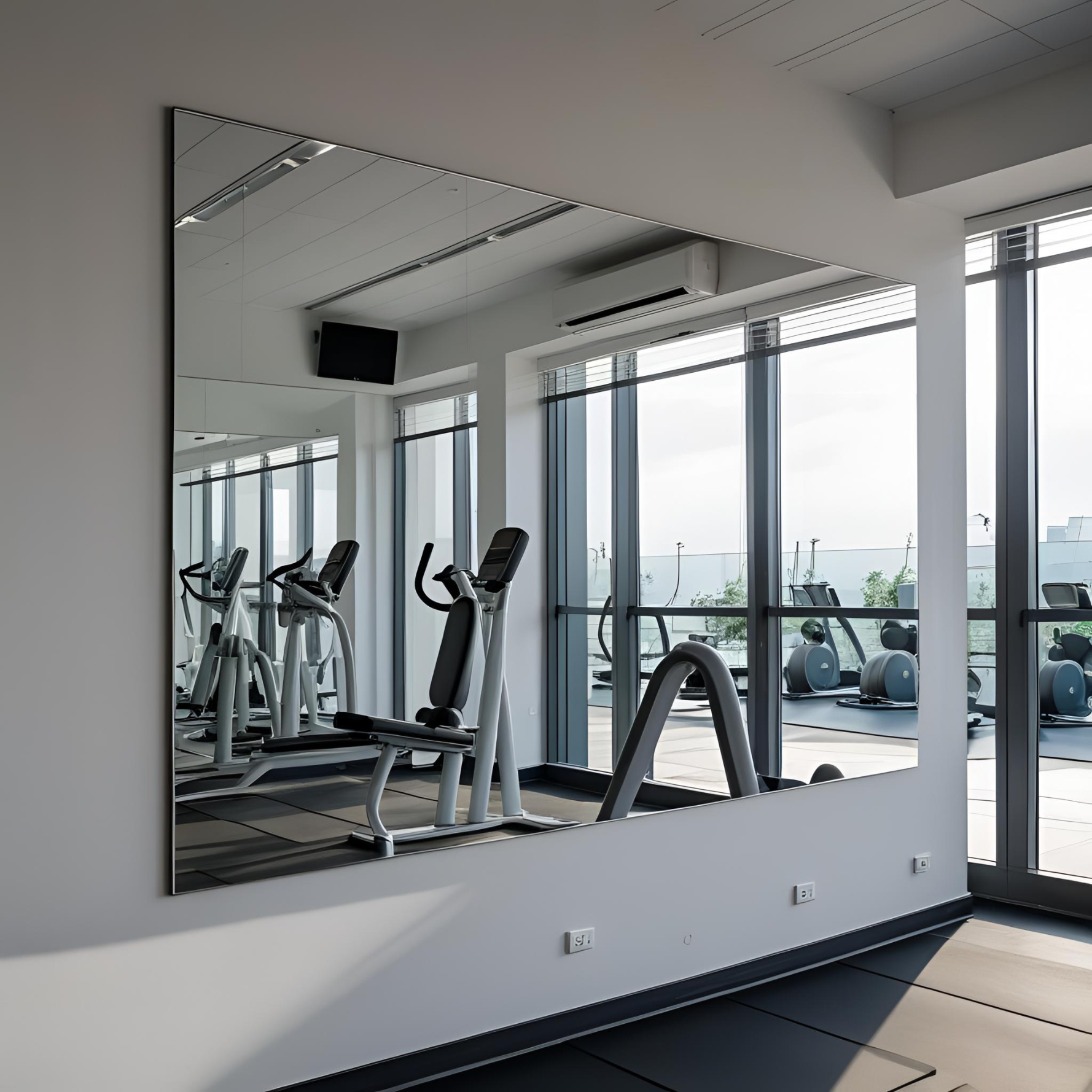Gym Mirror 84x42 Inches – Full-Length Wall-Mounted Mirror for Home Gyms - Fitness Centers - and Commercial Spaces - Hyperdealss