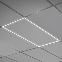 LED Frame Light/ T-Bar, 40W/50W/60W, 2x4, Adjustable Wattage and  5CCT 3000K-6500K, 7800 Lumens