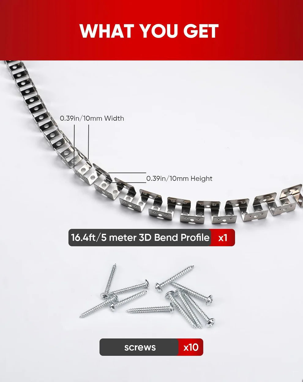 3D Neon Bend Flexible Aluminum Channel – 16.4ft (5M) Profile for LED Neon Rope Lights - Hyperdealss