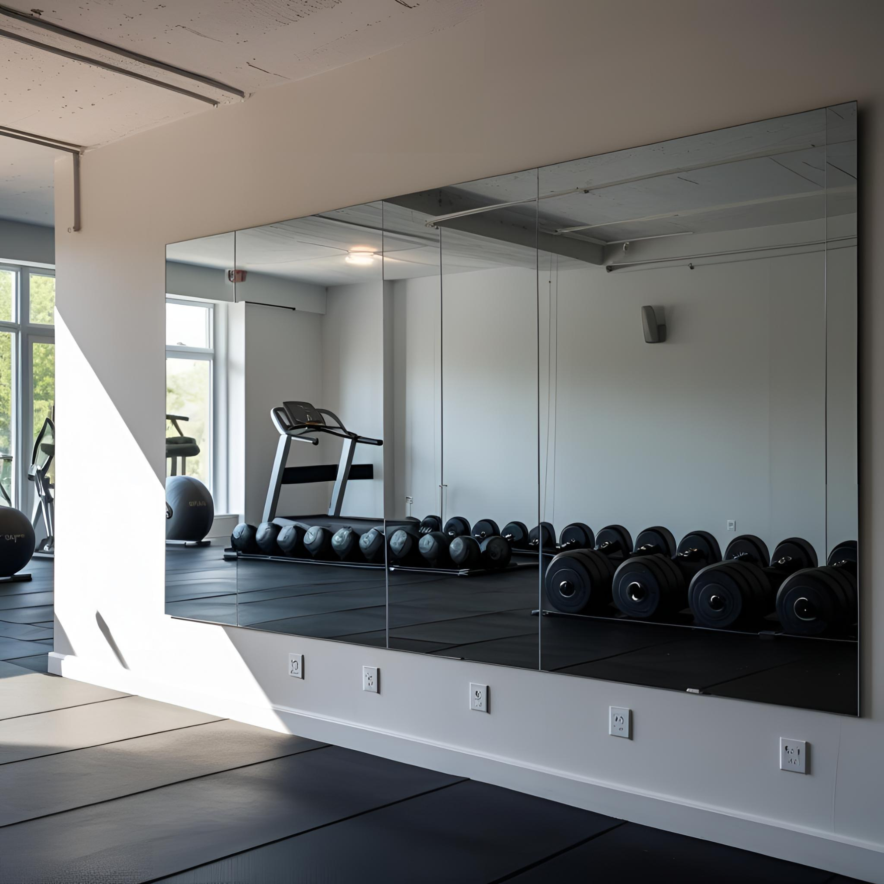Gym Mirror 84x42 Inches – Full-Length Wall-Mounted Mirror for Home Gyms - Fitness Centers - and Commercial Spaces - Hyperdealss