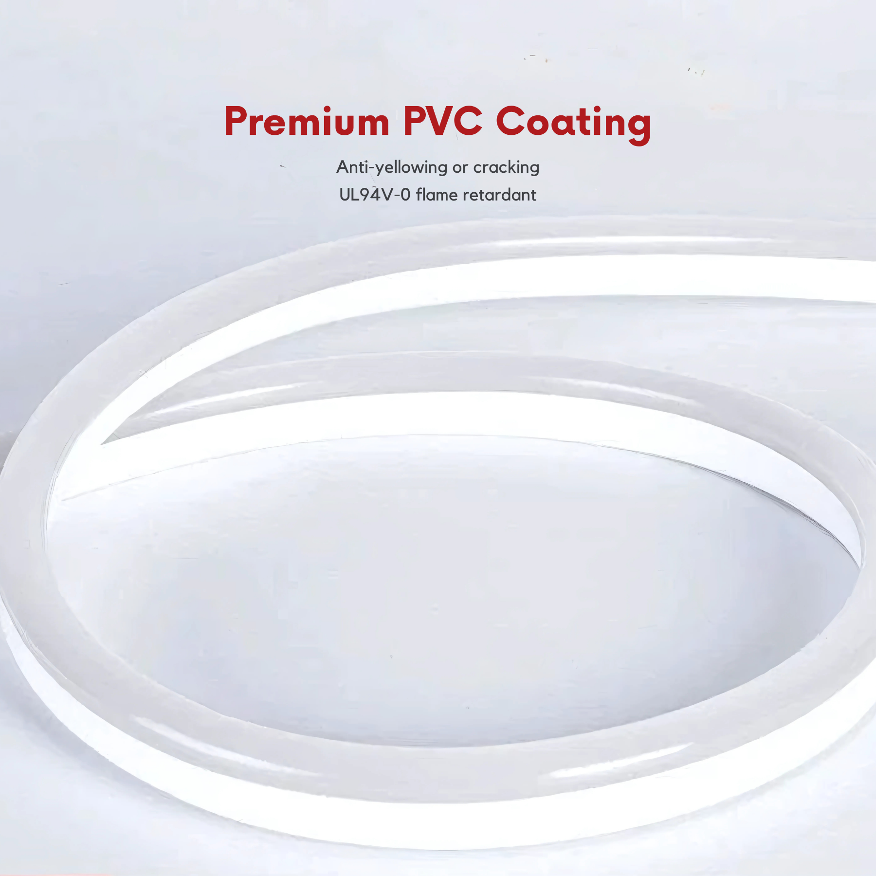 110-130V Warm White LED Neon Rope Light -3000K- 7mm x 14.5mm-7W/Meter and 220LM/W -Dimmable, Flexible, IP65 Waterproof, Cuttable for Home & Commercial Use - Hyperdealss