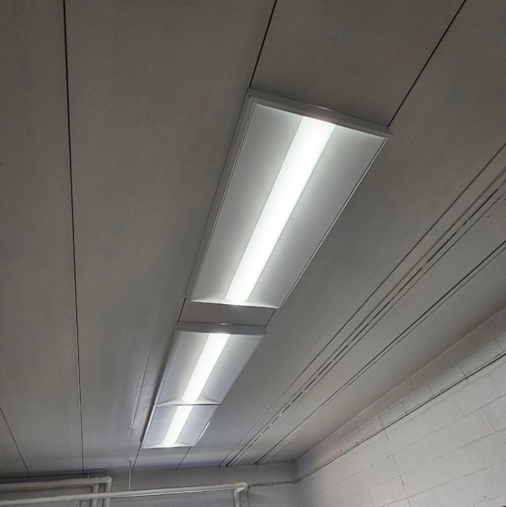 Surface Mount Kit for LED Flat Panel Light, 2x4, Aluminum Ceiling Frame (24x48x3.13 inches) for Edge-Lit & Backlit Panels - Hyperdealss