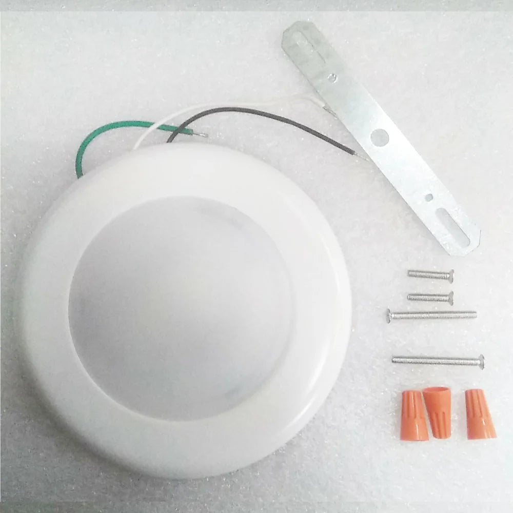4-Inch Surface Mount LED Disk Light, 10W, 650lm, 5CCT Select, 120V - Hyperdealss