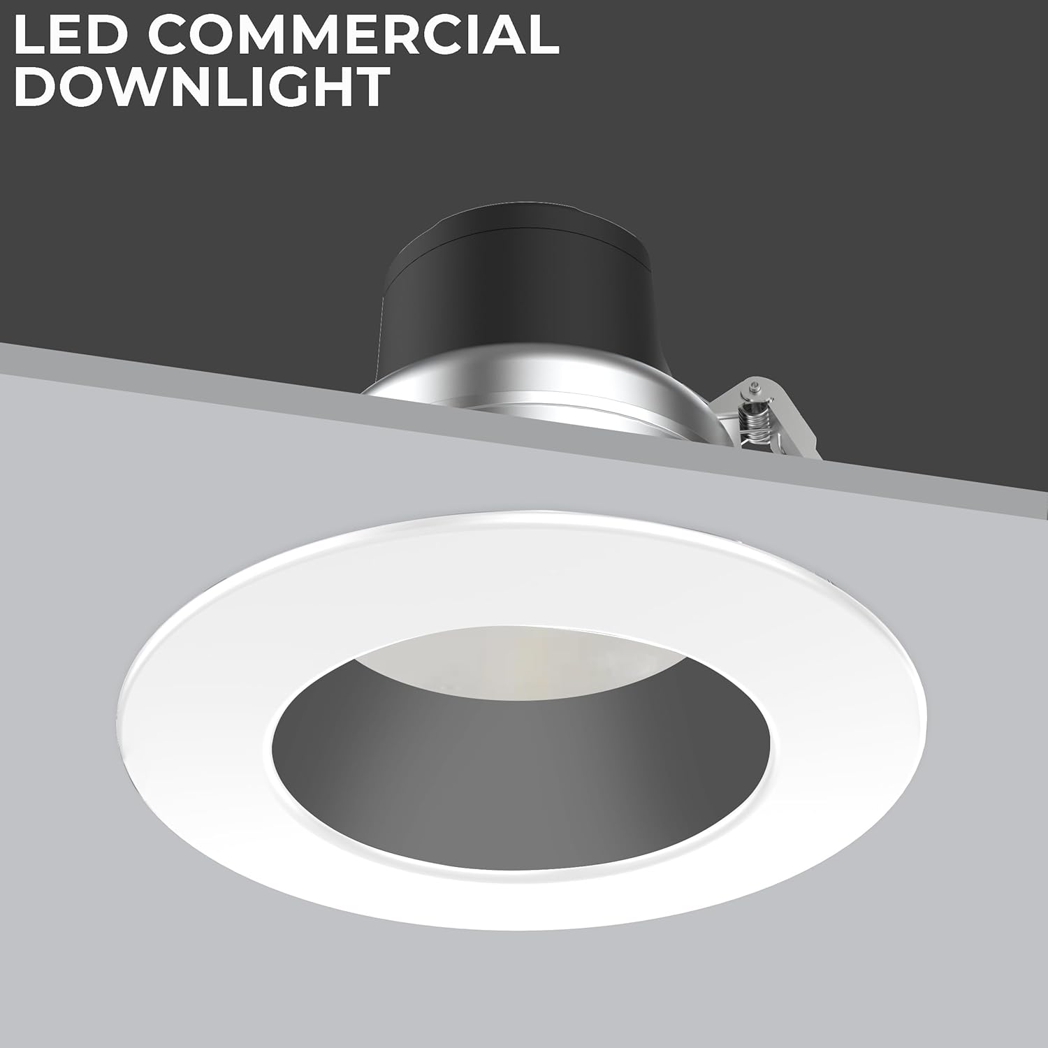 LED Recessed Downlight, 36W/27W/18W, 4000 Lumens, 2700K-5000K CCT Tunable, 120-347 VAC - Hyperdealss