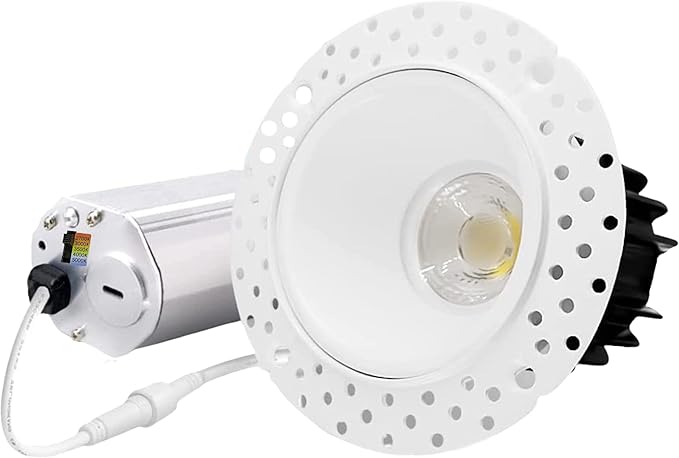 1-Inch LED Recessed Light, 9W, 600LM, 2700K-5000K, Dimmable, CRI 90+, ETL/Energy Star - Hyperdealss