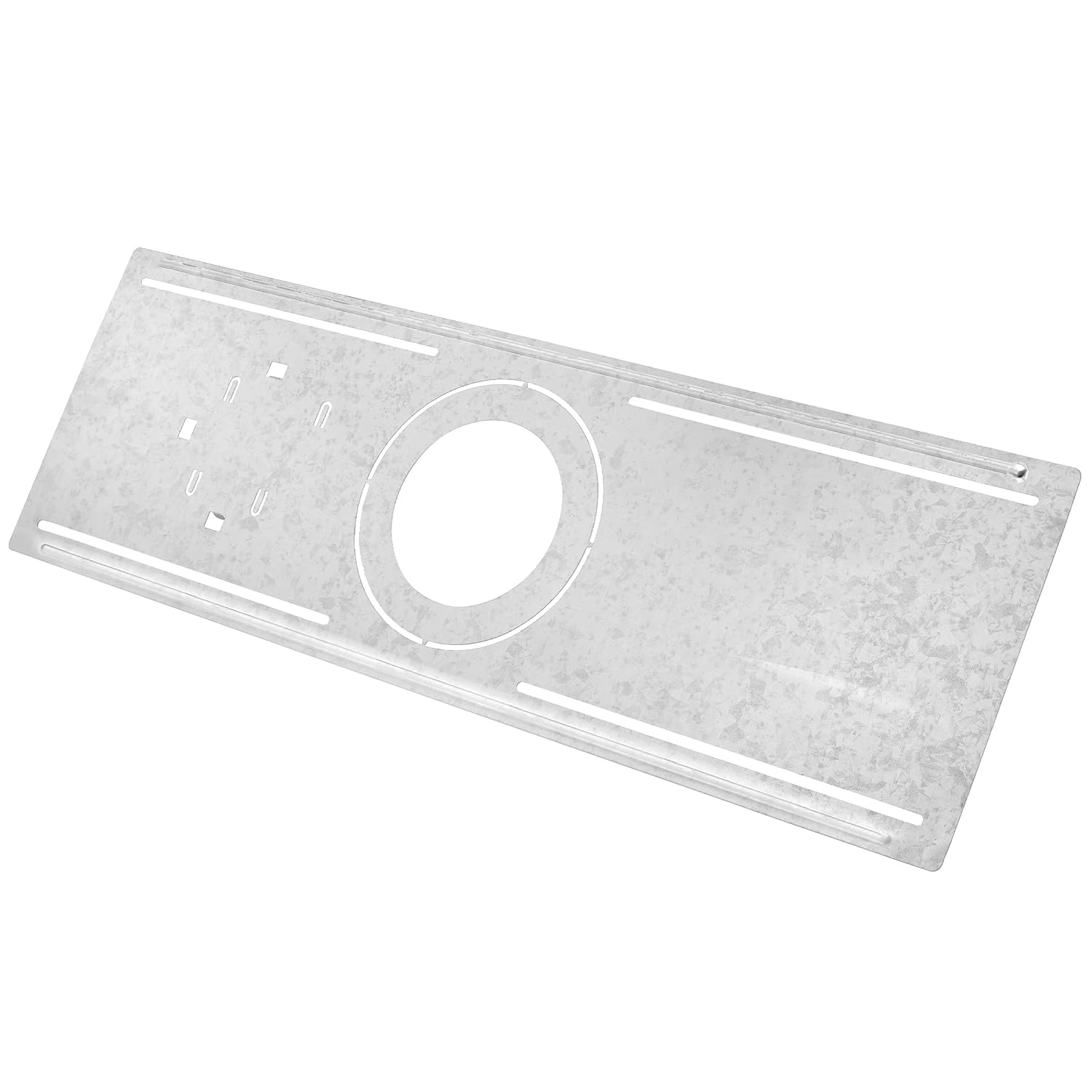 New Construction Mounting Plate for 4”/6”/8” Canless Downlights, Slim Downlight Rough-In Plate with Notches, Durable Metal Light Mounting Plate - Hyperdealss