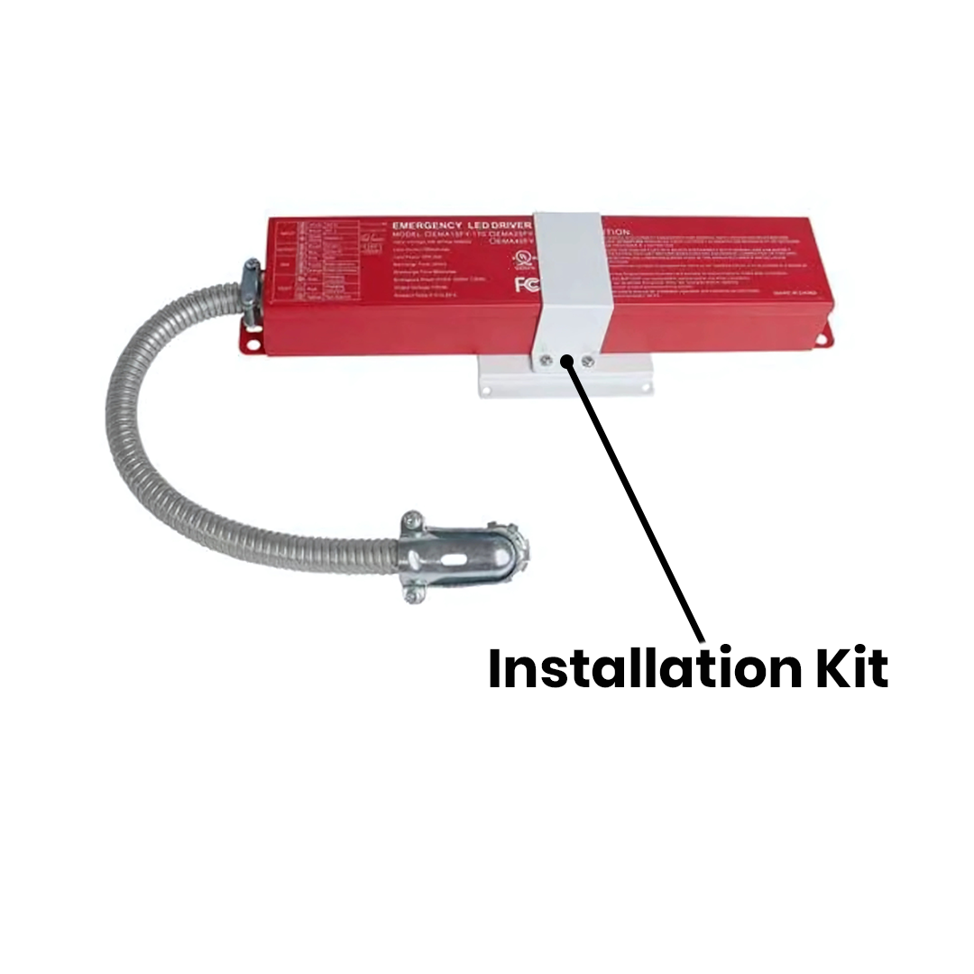 Installation Kit for Emergency Battery Backup – For X-VTL LED Fixtures - Secure Mounting Solution - Hyperdealss