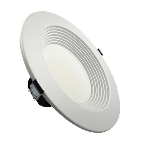 LED Recessed Downlight 8-inch, 18W/27W/36W Adjustable Wattage, 4000 Lumens, 2700K/3000K/3500K/4000K/5000K CCT Selectable, 120-347 VAC, 0-10V Dimmable, ETL & Energy Star Listed - Hyperdealss