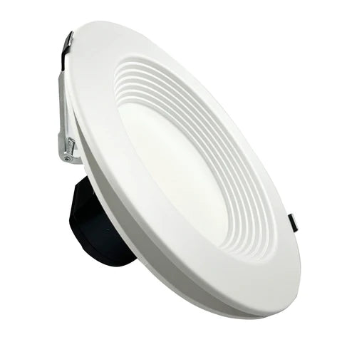 LED Recessed Downlight 8-inch, 18W/27W/36W Adjustable Wattage, 4000 Lumens, 2700K/3000K/3500K/4000K/5000K CCT Selectable, 120-347 VAC, 0-10V Dimmable, ETL & Energy Star Listed - Hyperdealss