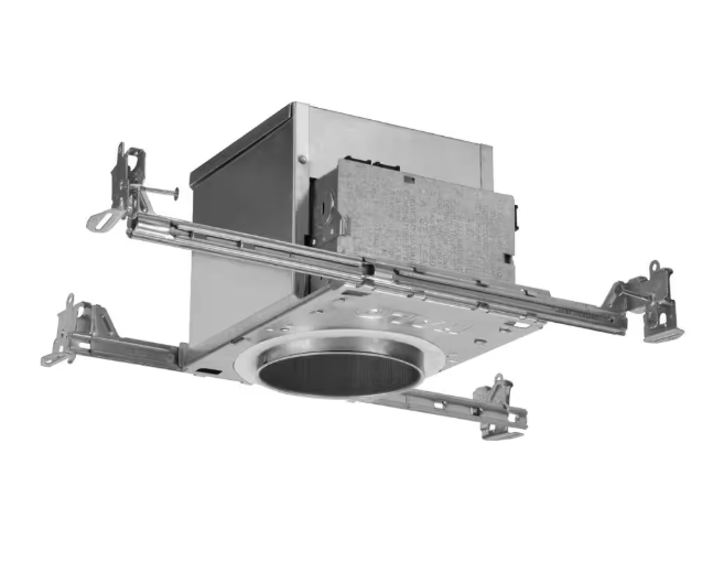 4",6" Aluminum Recessed Lighting Housing for New Construction – Shallow Ceiling, IC Rated, Air-Tite Design - Hyperdealss