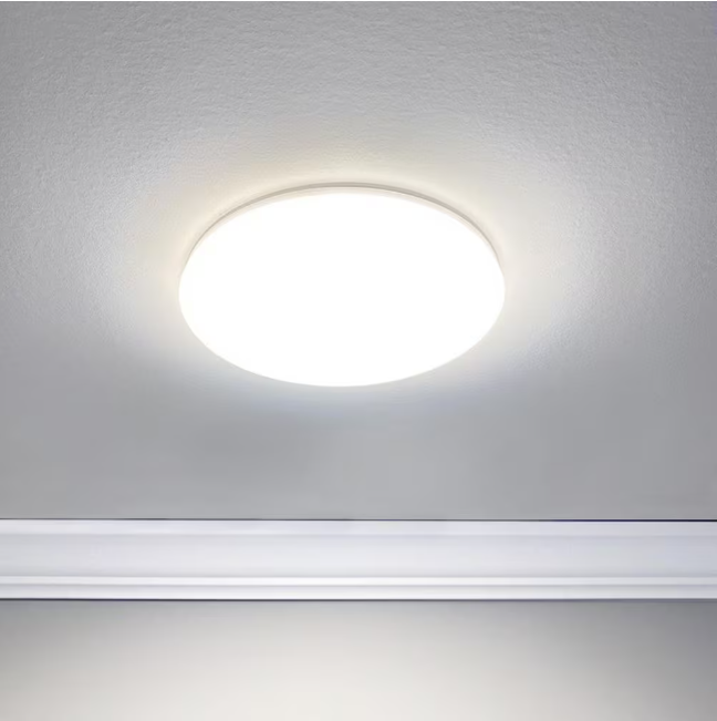 8-Inch Surface Mount Disk Light with Selectable 5CCT,1260 Lumens, Dimmable - Hyperdealss