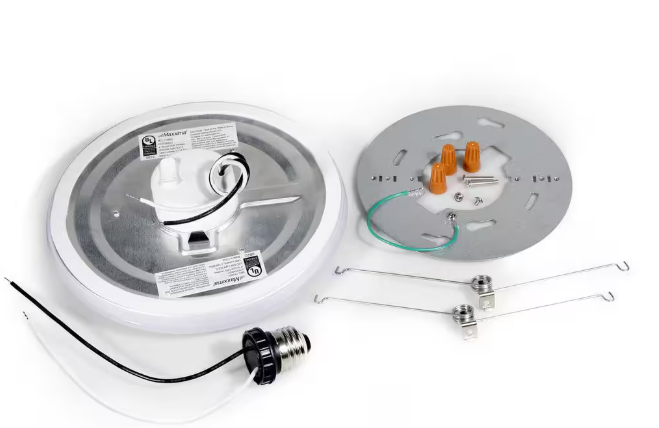 8-Inch Surface Mount Disk Light with Selectable 5CCT,1260 Lumens, Dimmable - Hyperdealss