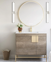 2FT,25W  Round LED Vanity Light in White,3CCT Dimmable