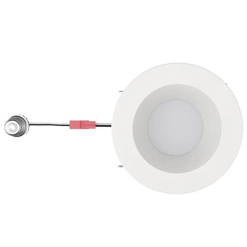 LED Recessed Downlight, 15W, 1050 Lumens, 2700K/3000K/3500K/4000K/5000K Adjustable CCT, 120 VAC, 6inch, Triac Dimmable, ETL & ES Listed - Hyperdealss