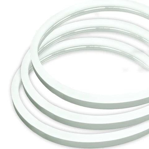 LED Neon Rope Light – 50FT - 144W - 24V DC - Ultra-Bright White - UL Listed - Flexible & Cuttable - Hyperdealss