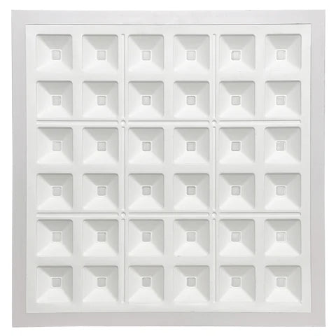 SQUARE LED Designer Troffer, 2ft x 2ft, 40W, 4000K, 5000 Lumens - Hyperdealss