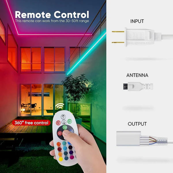 Extra Controller Pack for 110V 10x20mm RGB Eco Neon Light - Hyperdealss
