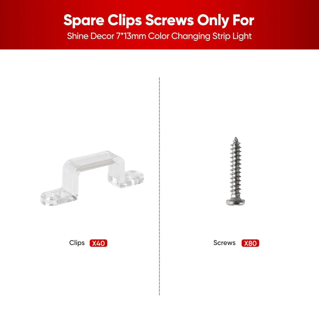 Premium Mounting Pack for 110V Eco, CCT & RGB LED Strips - Hyperdealss