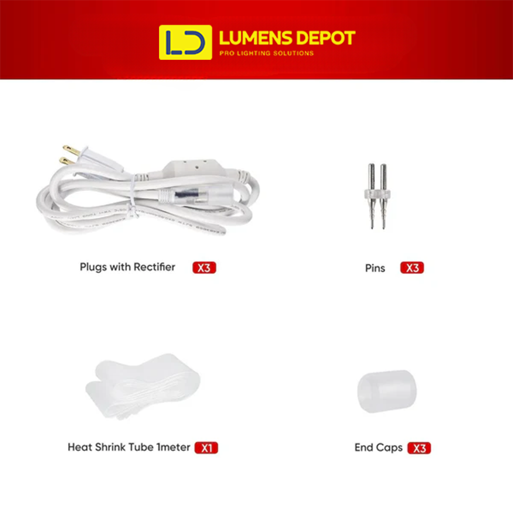 110V Candy Cane LED Rope Light & Patriotic Rope Light – Extension and Connection Solution - Hyperdealss