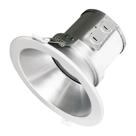 LED Recessed Downlight, 15 Watt, Up to 1662 Lumens, 3000K/4000K/5000K Adj CCT, 100-347 VAC, With 4in Trim, UL & ES Listed - Hyperdealss