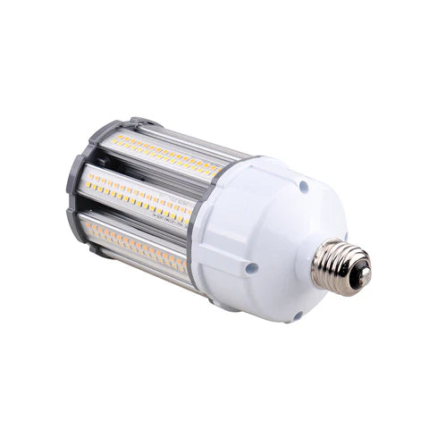 LED Corn Bulb, 18W/27W/36W Adjustable Watts, 5,112 Lumens, 3000K/4000K/5000K CCT Selectable, E26 Base, 100-277 VAC - Hyperdealss
