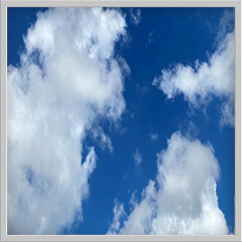 LED Ceiling Panel Light, Cloud Design, 2x2, 39 Watts, CCT- 6000K, 5070 Lumens - Hyperdealss