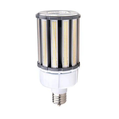 LED Corn Bulb, 18W/27W/36W Adjustable Watts, 5,112 Lumens, 3000K/4000K/5000K CCT Selectable, E26 Base, 100-277 VAC - Hyperdealss