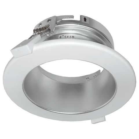 LED Recessed Downlight, 20 Watt, Up to 2171 Lumens, CCT 3000K/4000K/5000K Adjustable, 100-347 VAC, With 4in Trim - UL & ES Listed - Hyperdealss