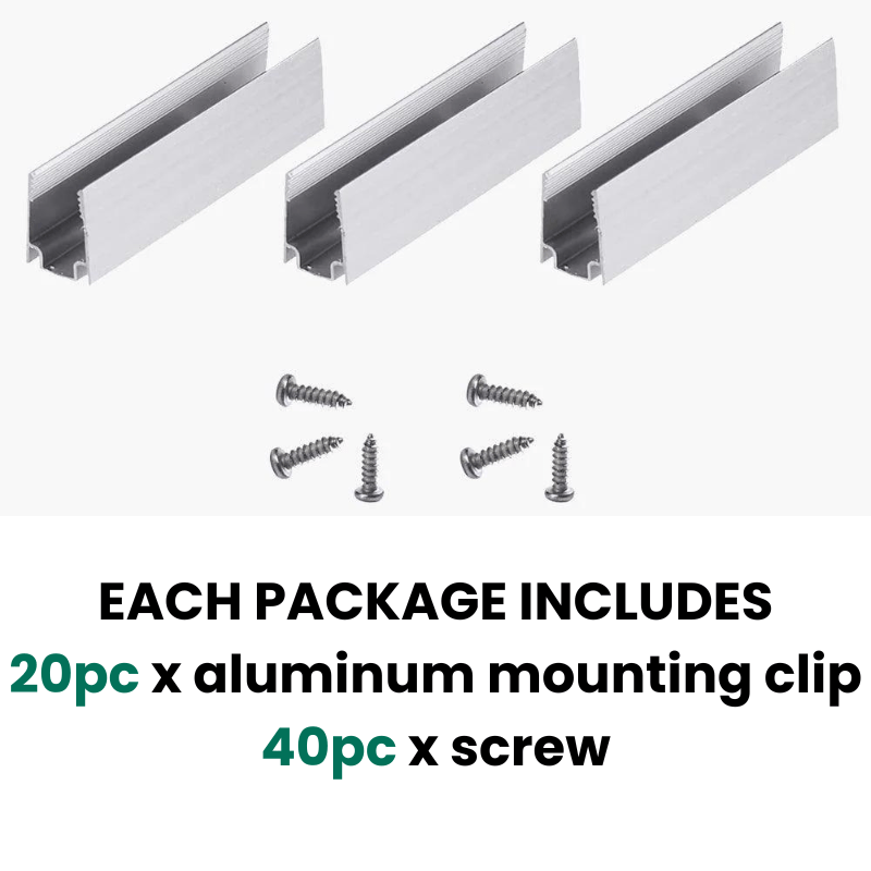 Additional Mounting Kit for 110V Single Color LED Neon Lights - Hyperdealss