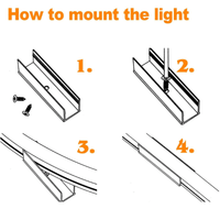 Additional Mounting Kit for 110V Single Color LED Neon Lights