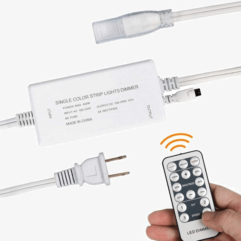 LED Dimmer for ProSelect Strip - 110V 6x10mm LEDs - LED Strip Light Controller - Hyperdealss