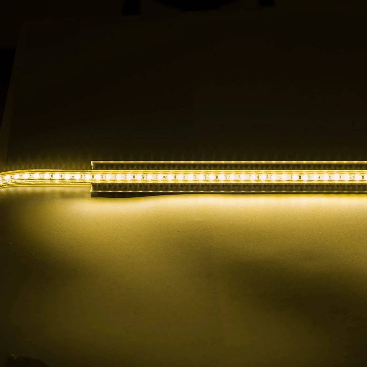 3.3FT Aluminum Track Channel for 110V LED Strip Lights (6x10mm & 7.5x11.5mm) - Hyperdealss