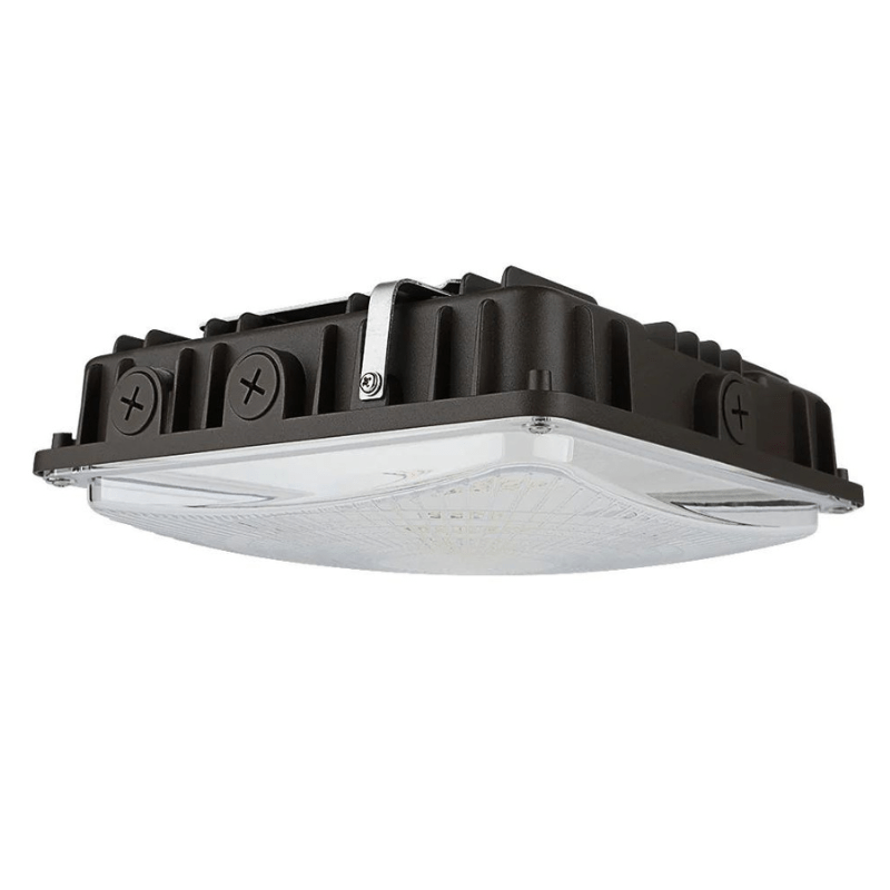 LED Canopy Light, 63W/45W/30W, Selectable Watts and CCT, 5000K/4000K, 8500 Lumens - Hyperdealss