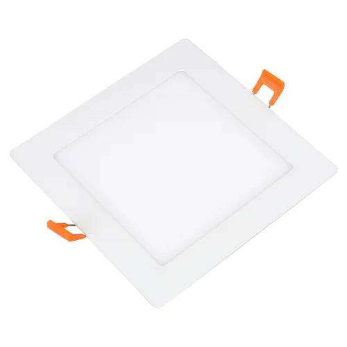 6 Inch Slim Flat Panel Square LED Downlight 5CCT 2700K-6000K Tunable 12W 900lm White ETL Listed - Hyperdealss