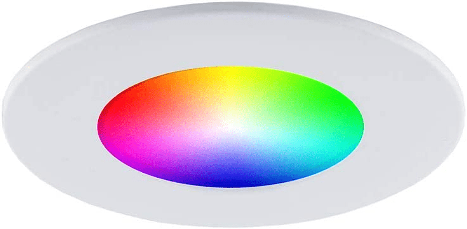 6 Inch WIFI Smart Flat Slim LED Downlight - 12W, RGB with Junction Box, 900LM, 100-130V AC, ETL listed - Hyperdealss