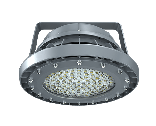 40 Watt LED Explosion Proof Round High Bay Light, B Series, 5000K- Non Dimmable, 5600LM, AC100-277V - Hyperdealss