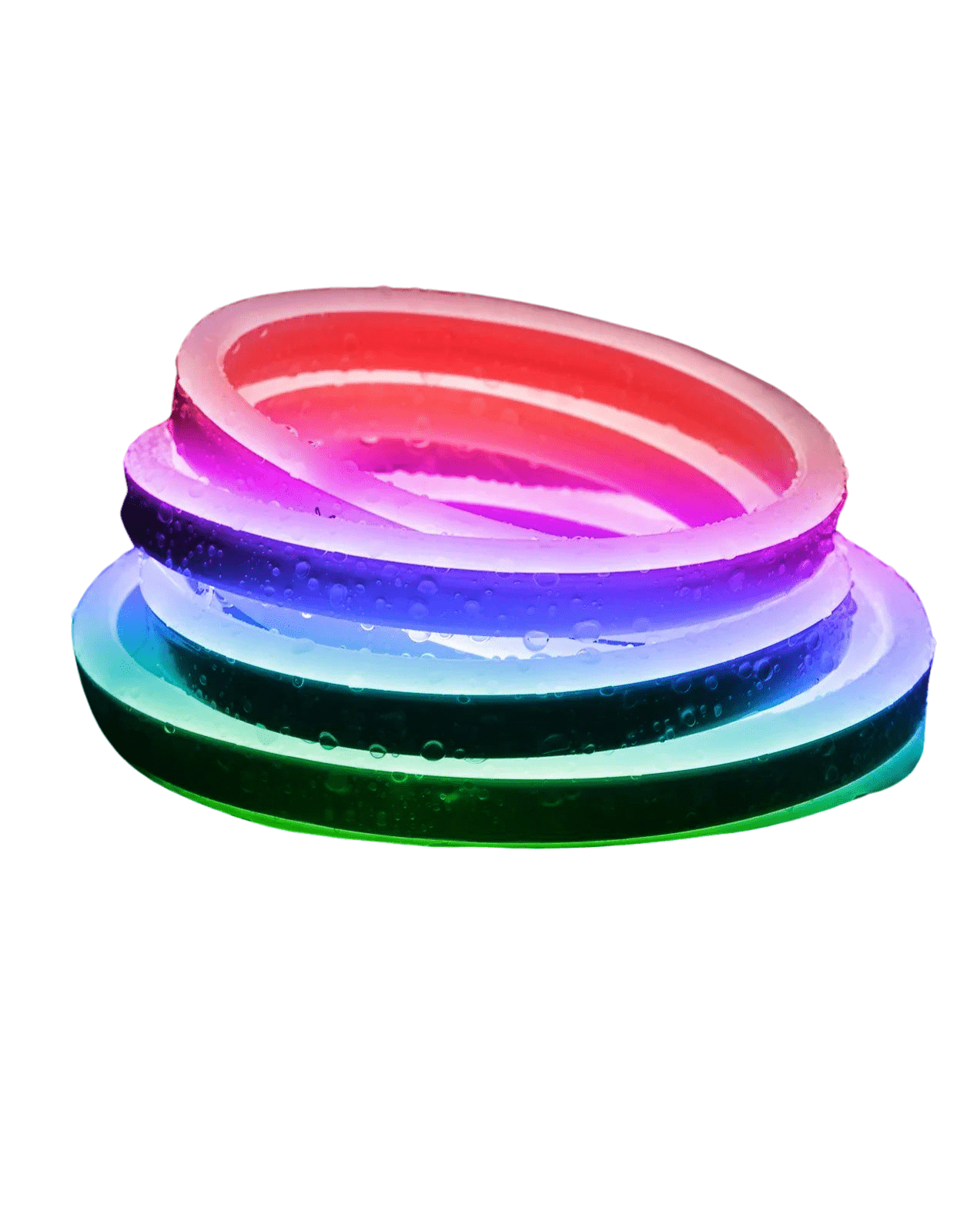 110V-120V RGBW 14 Color Changing LED Rope lights with controller - 10mmX20mm,Commercial Grade, IP65, 8.3Watts/M -Cuttable- Plug and Play and Hardwired - Hyperdealss