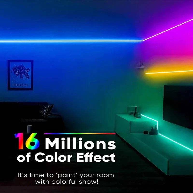 24V Smart RGB Neon Rope Light with No Voltage Drop - Hyperdealss