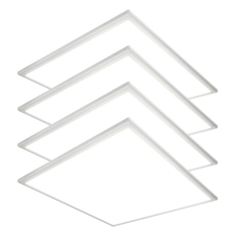 LED Ceiling Panel Light, 2x2, 40W/35W/30W/25W/20W, Selectable Watts and CCT, 3000K-6500K, 5000 Lumens - Hyperdealss