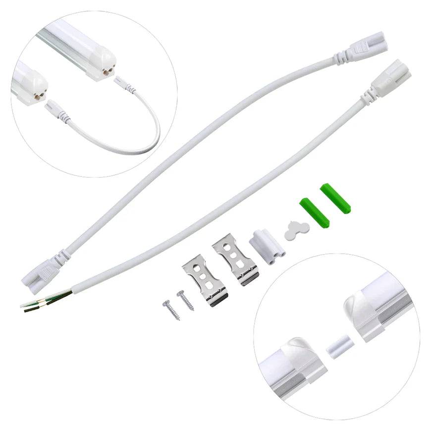 LED Shop Light - Linkable, 4ft, Selectable 18W/20W/22W/25W/28W/30W and CCT 3000K-6500K, 4200 Lumens - Hyperdealss