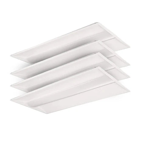 LED Troffer Light - Center Basket, 2x4, Adjustable Wattage 40W/50W/60W, CCT Adjustable 3000K/4000K/5000K, 6600 Lumens - Hyperdealss