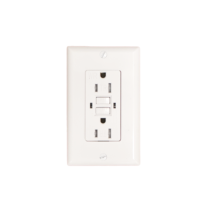 15A GFCI Outlet, TR/WR, LED Indicator, 15Amp, UL Listed, Tamper & Weather Resistant - Hyperdealss