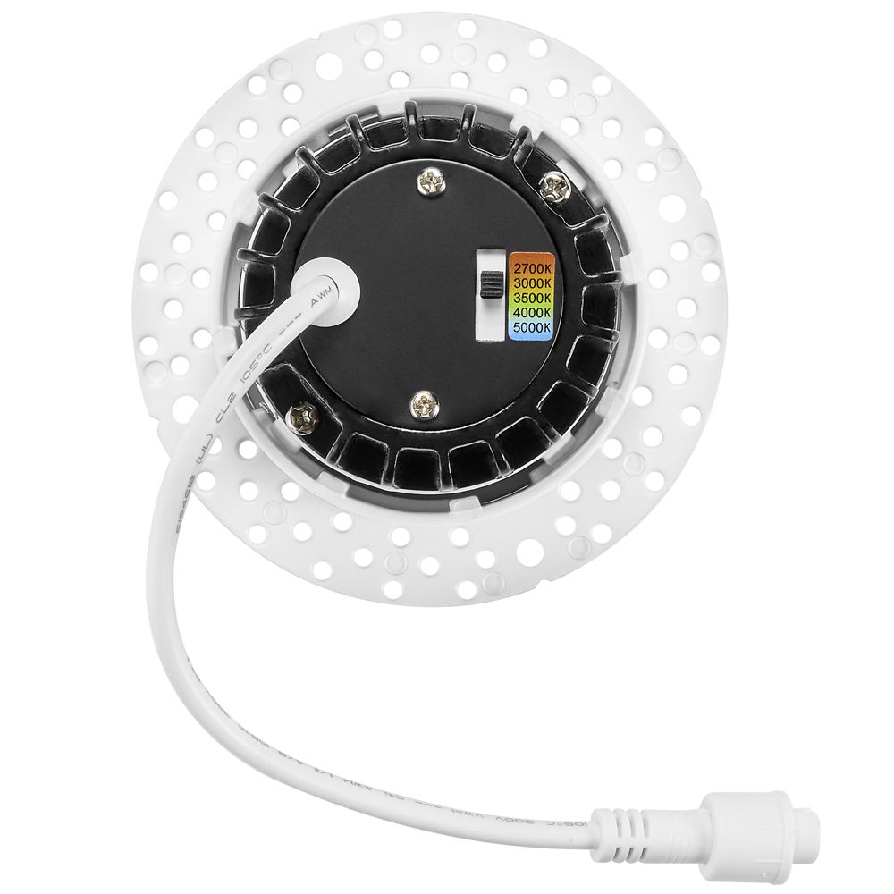 1-Inch LED Recessed Light, 9W, 600LM, 2700K-5000K, Dimmable, CRI 90+, ETL/Energy Star - Hyperdealss