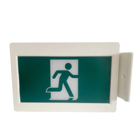 LED Running Man Safety Exit Sign – 3.5W – 6000-7000K – Green – 120-347V – 3.6V 2000mAh Ni-Cd Battery – Single & Double Face – UL Listed - Hyperdealss