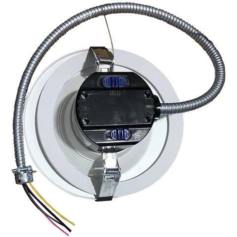 LED Recessed Downlight 6-inch, 13W/19W/27W Adjustable Wattage, 2700K-5000K CCT,120-347 VAC, ETL & Energy Star Listed - Hyperdealss