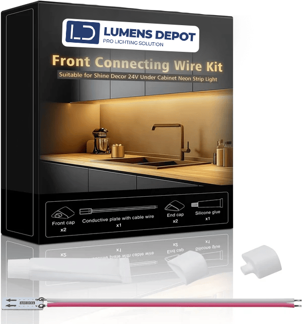 24V Under Cabinet Led Strip Connector Wire Kit - Hyperdealss